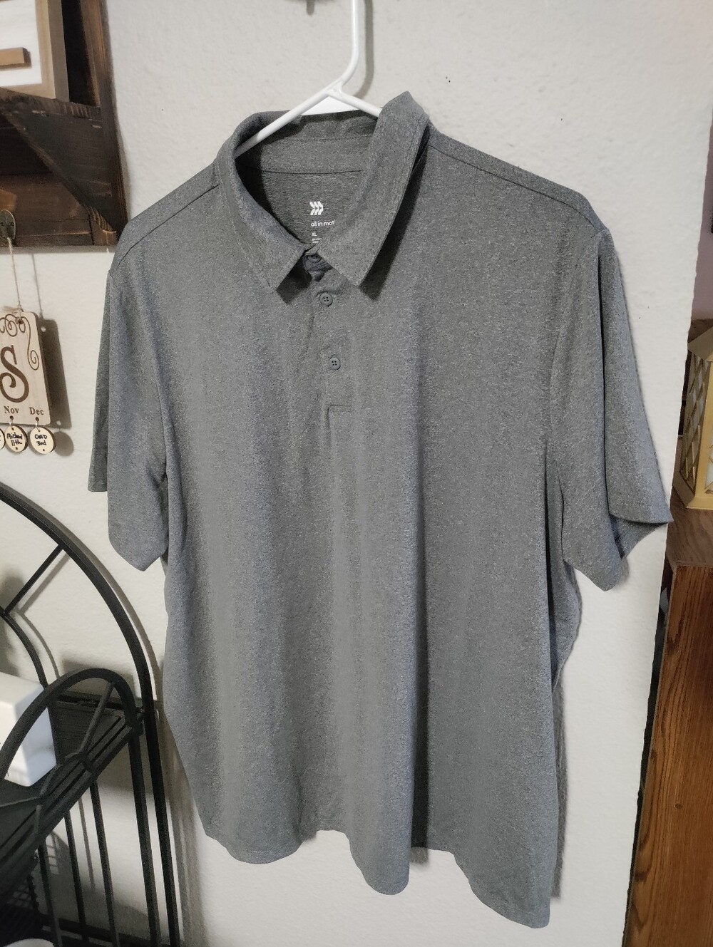 Men's All In Motion Polo Shirt Size XL